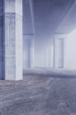 pilastri in calcestruzzo