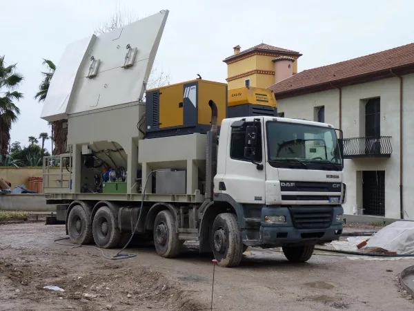camion sabbia cemento