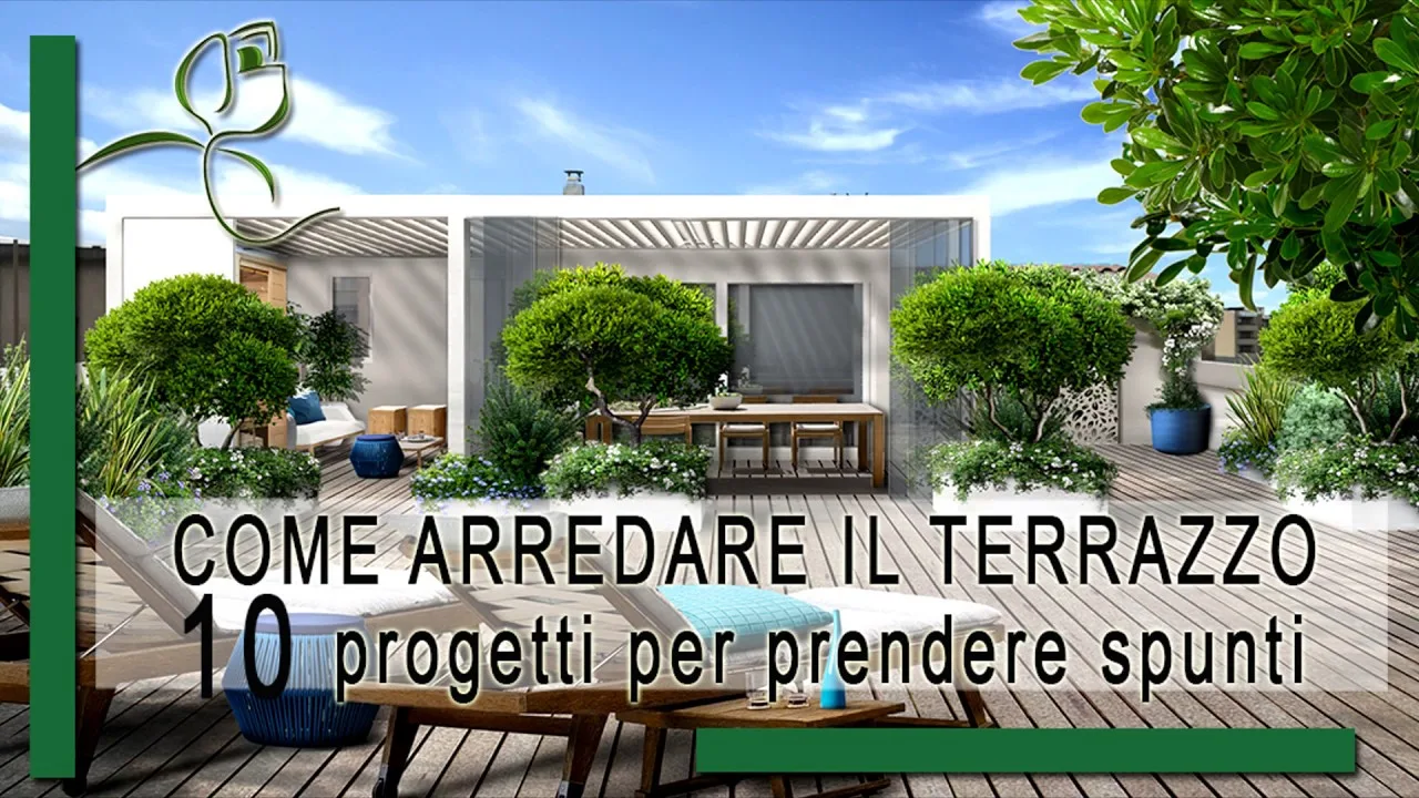 video su come arredare un terrazzo scoperto
