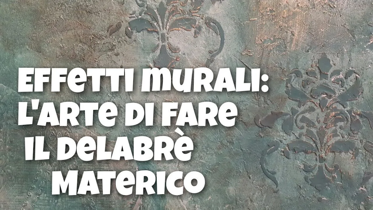 video su come ottenere effetti parete materica