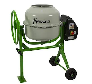 betoniera a bicchiere rovesciabile