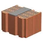 Blocco-poroton-isolato
