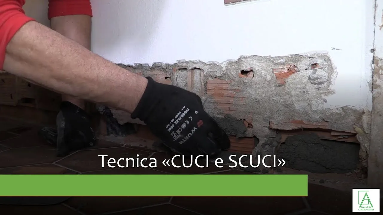 video sulla tecnica cuci scuci per la muratura