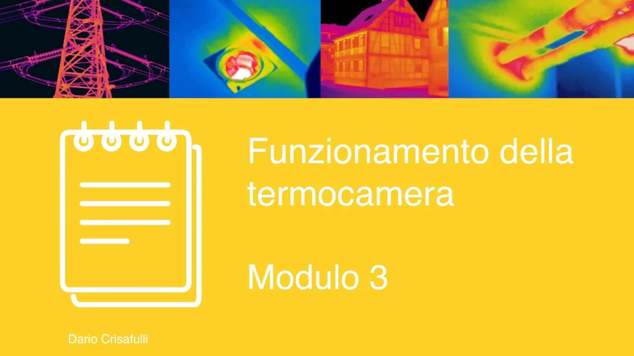 video youtube sul funzionamento della termocamera